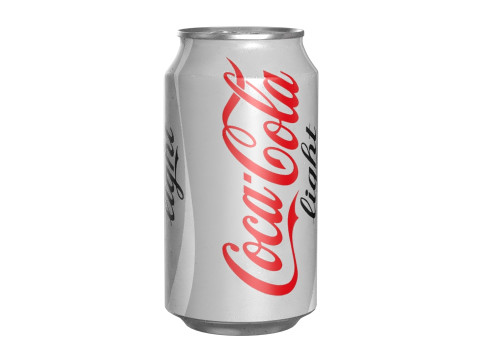 Coca Cola Light Drink Can 355ml 11 3D Model