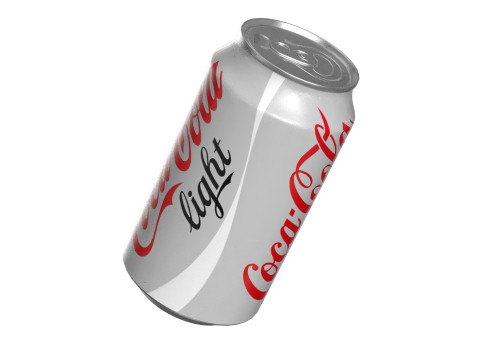Coca Cola Light Drink Can 355ml 11 3D Model