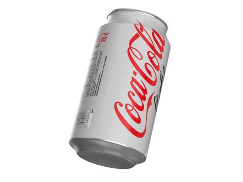 Coca Cola Light Drink Can 355ml 11 3D Model