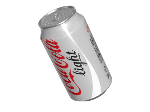 Coca Cola Light Drink Can 355ml 11 3D Model