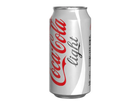 Minuman Ringan Coca Cola Kaleng 375ml 12 Model 3D