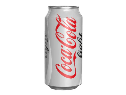 Minuman Ringan Coca Cola Kaleng 375ml 12 Model 3D