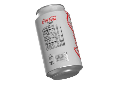 Minuman Ringan Coca Cola Kaleng 375ml 12 Model 3D