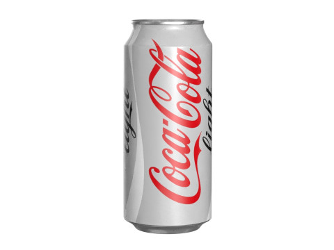 Coca Cola Light Drink Can 473ml 13 3D Model