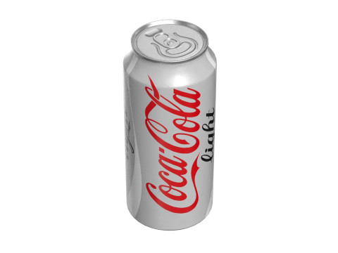 Coca Cola Light Drink Can 473ml 13 3D Model