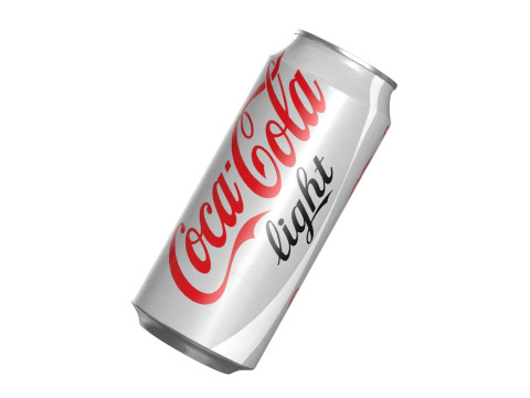 Coca Cola Light Drink Can 473ml 13 3D Model