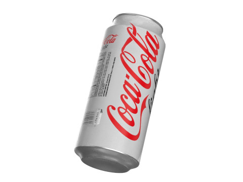 Coca Cola Light Drink Can 473ml 13 3D Model