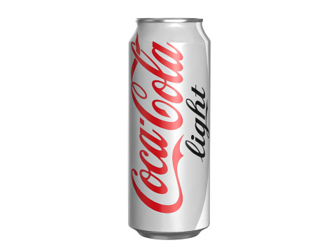 Coca Cola Light Drink Can 500ml 14 Modelo 3D