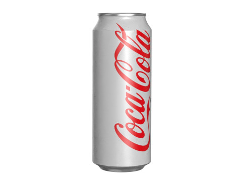 Coca Cola Light Drink Can 500ml 14 Model 3D