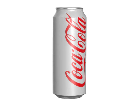 Coca Cola Light Drink Can 500ml 14 3D Model