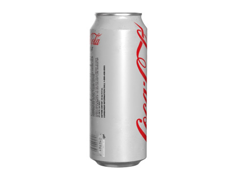 Coca Cola Light Drink Can 500ml 14 Model 3D