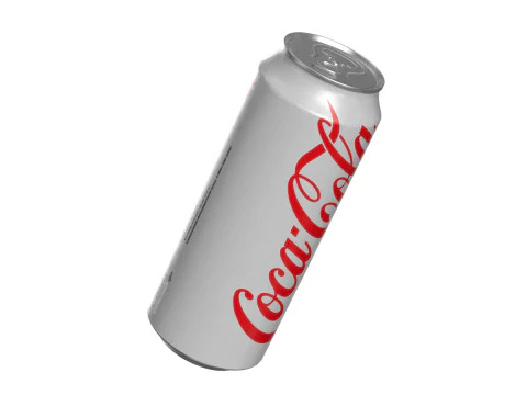 Coca Cola Light Drink Can 500ml 14 3D Model