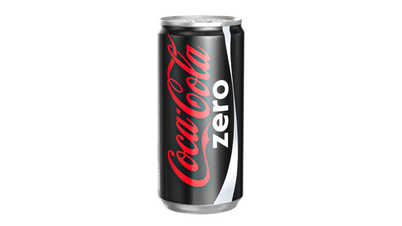 Coca Cola Zero Drink Can Slim 190ml 01 Model 3D .c4d .max .obj .3ds .fbx .stl .blend 