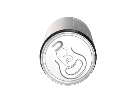 Coca Cola Zero Drink Can Slim 190ml 01 Model 3D