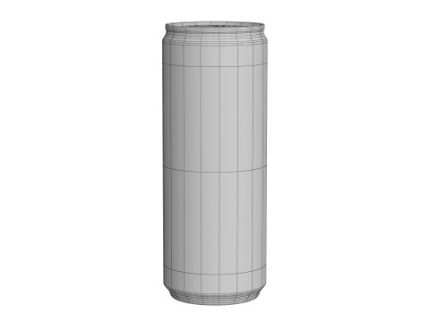 Coca Cola Zero Drink Can Slim 250ml 02 3D Модель