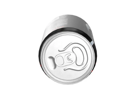 Coca Cola Zero Drink Can Sleek 200ml 03 3D Model