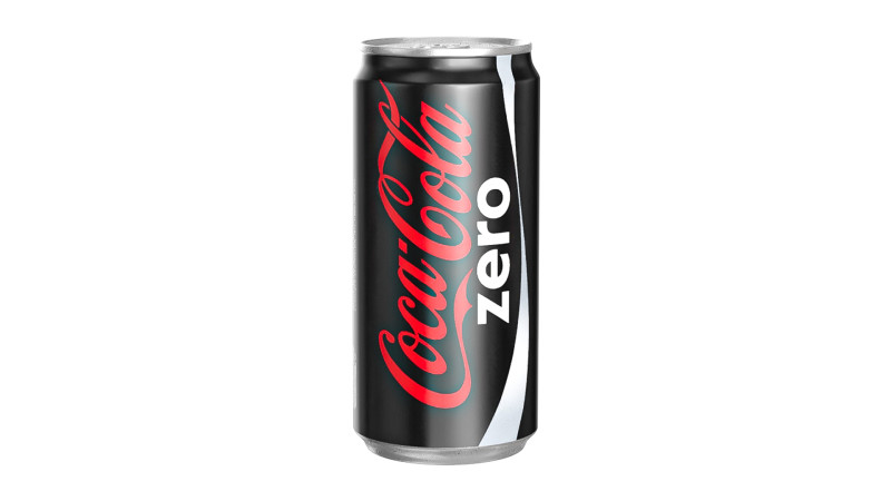 Coca Cola Zero Drink Can Sleek 250ml 04 Modèle 3D .c4d .max .obj .3ds .fbx .stl .blend 
