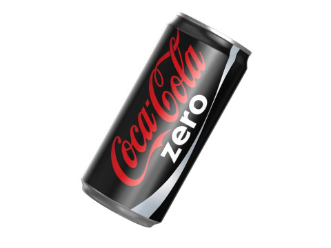 Coca Cola Zero Drink Can Sleek 250ml 04 Modèle 3D
