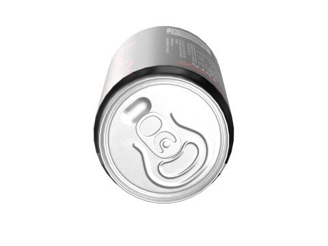 Coca Cola Zero Drink Can Sleek 250ml 04 Modèle 3D