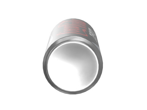 Coca Cola Zero Drink Can Sleek 310ml 06 3D-Modell