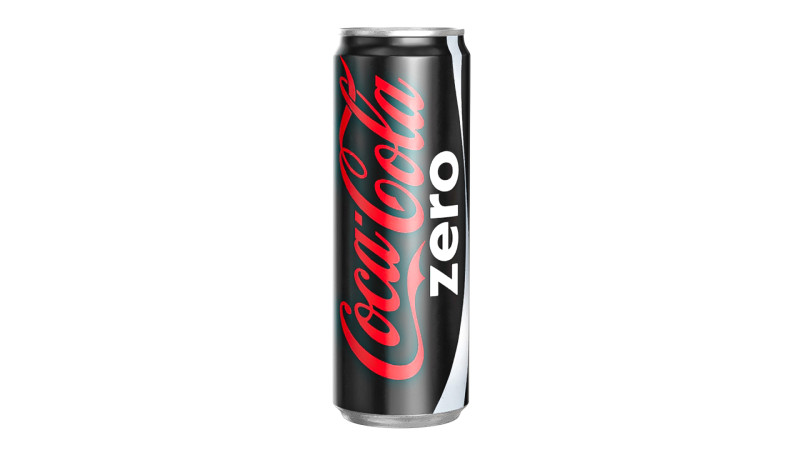 Coca Cola Zero Drink Can Sleek 355ml 08 Model 3D .c4d .max .obj .3ds .fbx .stl .blend 