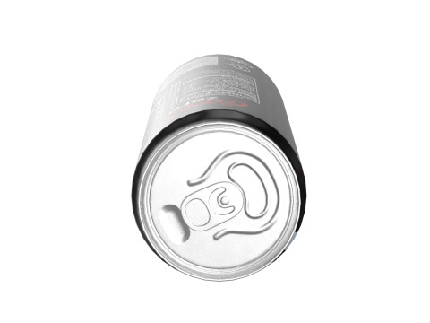 Coca Cola Zero Drink Can Sleek 355ml 08 Model 3D