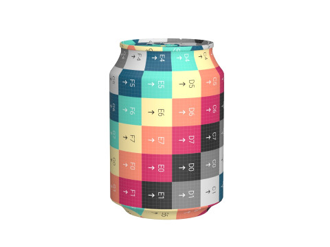 Coca Cola Zero Drink Can 250ml 09 3D Модель
