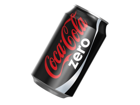 Coca Cola Zero Drink Can 330ml 10 3D Model