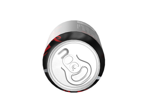 Coca Cola Zero Drink Can 330ml 10 3D Model