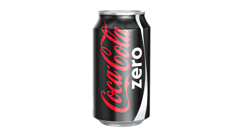 Coca Cola Zero Drink Can 355ml 11 3D Model .c4d .max .obj .3ds .fbx .stl .blend 