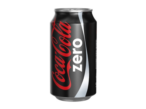 Coca Cola Zero Drink Can 355ml 11 3Dモデル