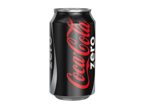 Coca Cola Zero Drink Can 355ml 11 3Dモデル