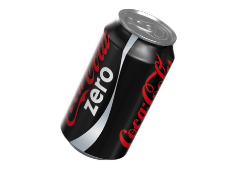 Coca Cola Zero Drink Can 355ml 11 3Dモデル