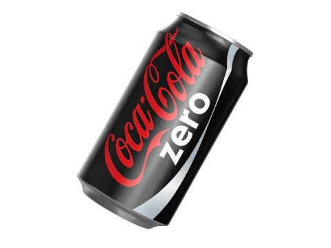 Coca Cola Zero Drink Can 355ml 11 3D Model
