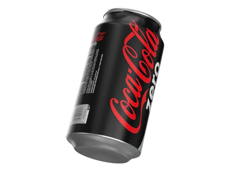 Coca Cola Zero Drink Can 355ml 11 3D Model