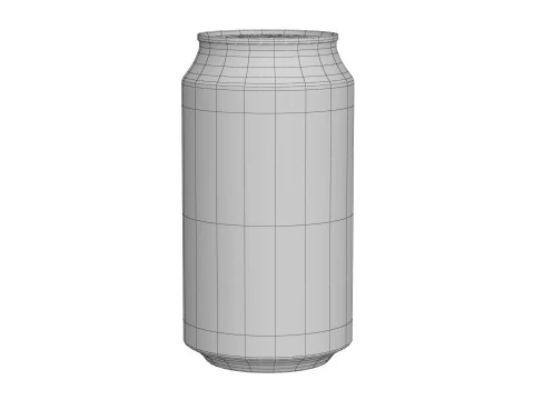 Coca Cola Zero Drink Can 355ml 11 3D Model