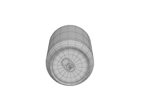 Coca Cola Zero Drink Can 355ml 11 3D Model