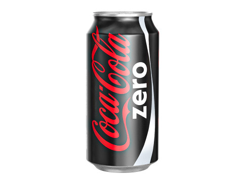 Coca Cola Zero Drink Can 375ml 12 Modello 3D