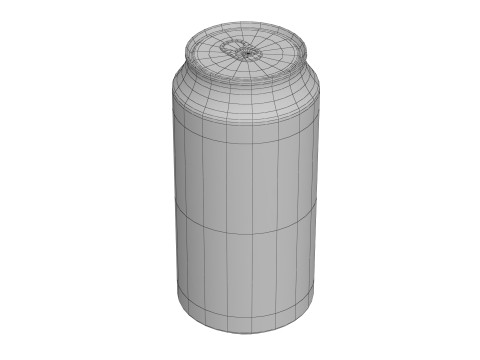 Coca Cola Zero Drink Can 375ml 12 3D Модель