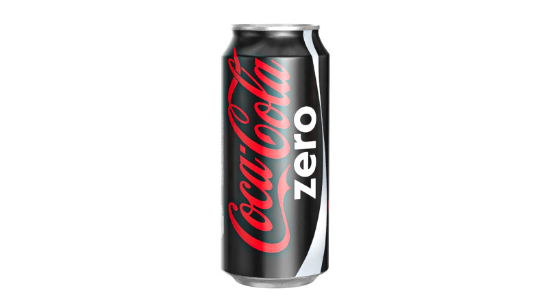 Coca Cola Zero Drink Can 473ml 13 3D Model .c4d .max .obj .3ds .fbx .stl .blend 