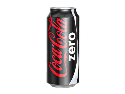 Coca Cola Zero Bebida Lata 473ml 13 Modelo 3D