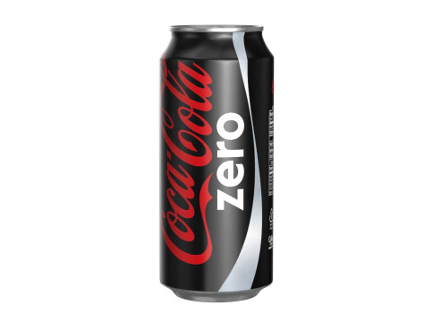 Coca Cola Zero Drink Can 473ml 13 3D Model