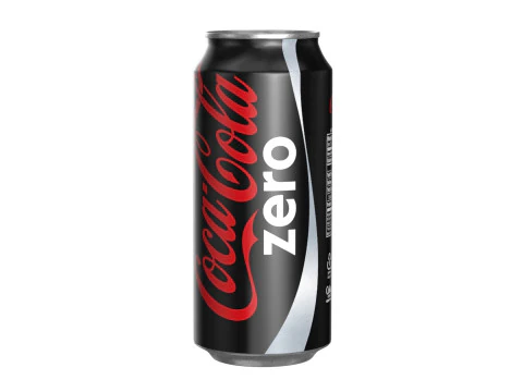 Coca Cola Zero Drink Can 473ml 13 3D Model
