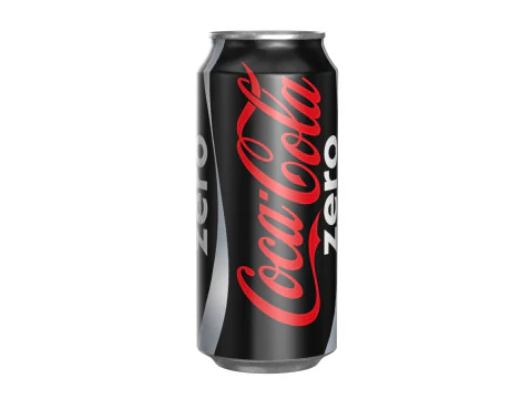 Coca Cola Zero Drink Can 473ml 13 3D Model