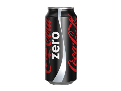 Coca Cola Zero Drink Can 473ml 13 3D Model