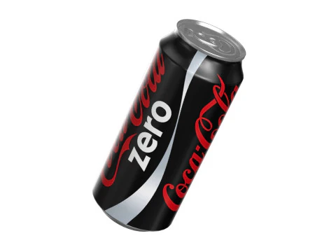 Coca Cola Zero Drink Can 473ml 13 3D Model