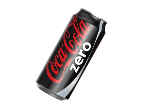 Coca Cola Zero Drink Can 473ml 13 3D Model
