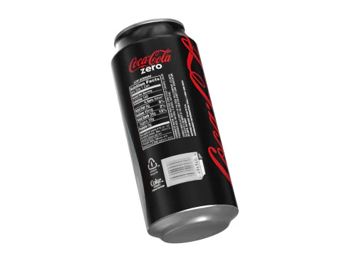 Coca Cola Zero Drink Can 473ml 13 3D Model