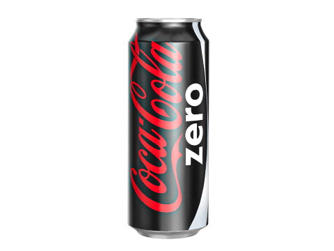 Coca Cola Zero Drink Can 500ml 14 Modello 3D