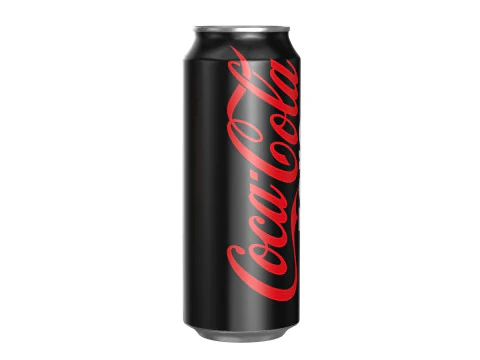Coca Cola Zero Drink Can 500ml 14 3D Model